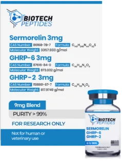 Sermorelin &amp; GHRP-6 &amp; GHRP-2 Blend (9mg)